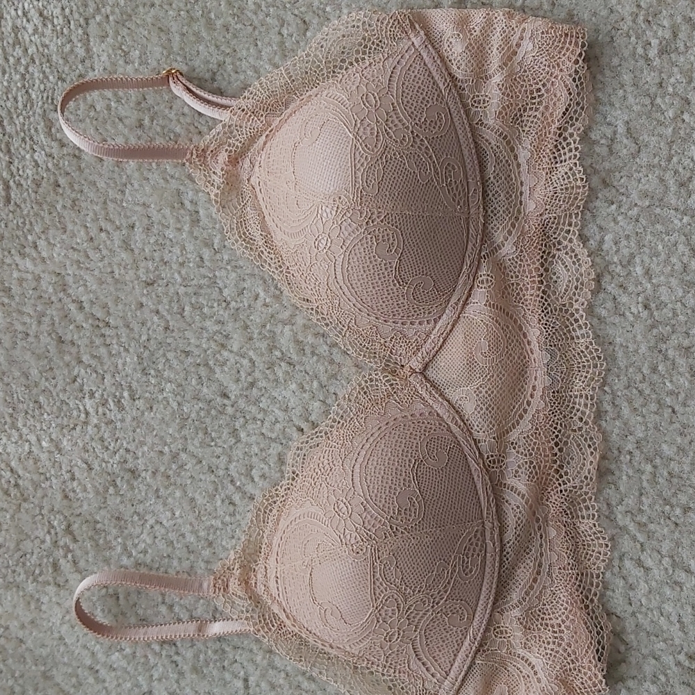 Vanity Fair Bra M Nude Lace